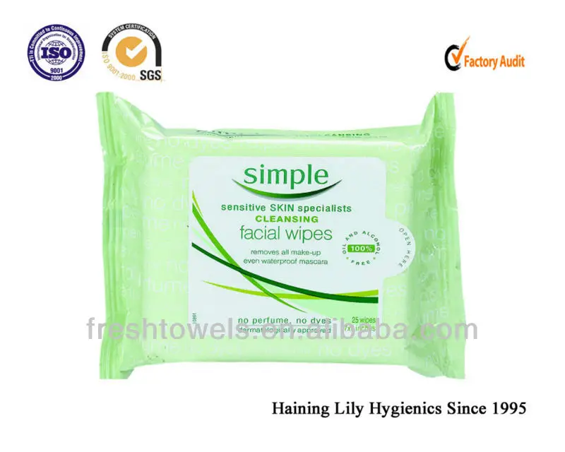 wet tissue makeup remover