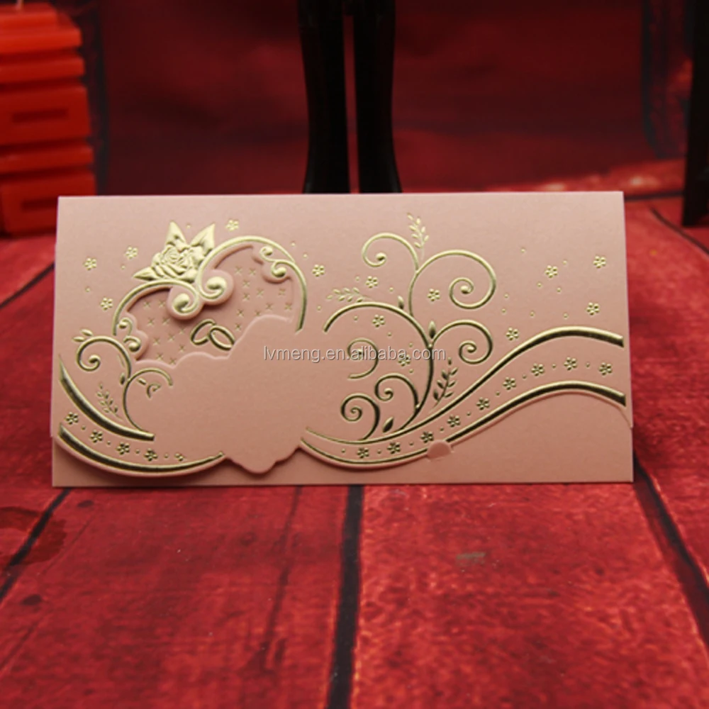 wholesale custom low price simple wedding card/ three fold pearl paper  wedding greeting cards - buy low price simple wedding card,custom wedding