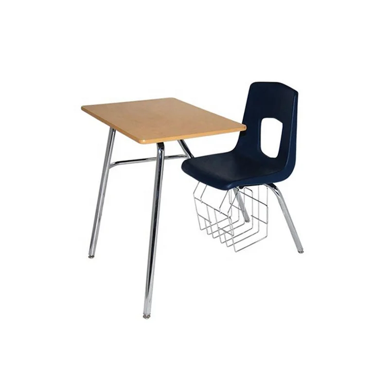 Modern Comfy School Furniture Combination Desk Table And Chair Set