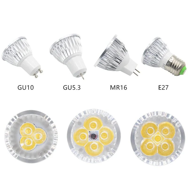 6W 8W E27 E14 GU10 MR16 GU5.3 110V 220V LED lighting bulb