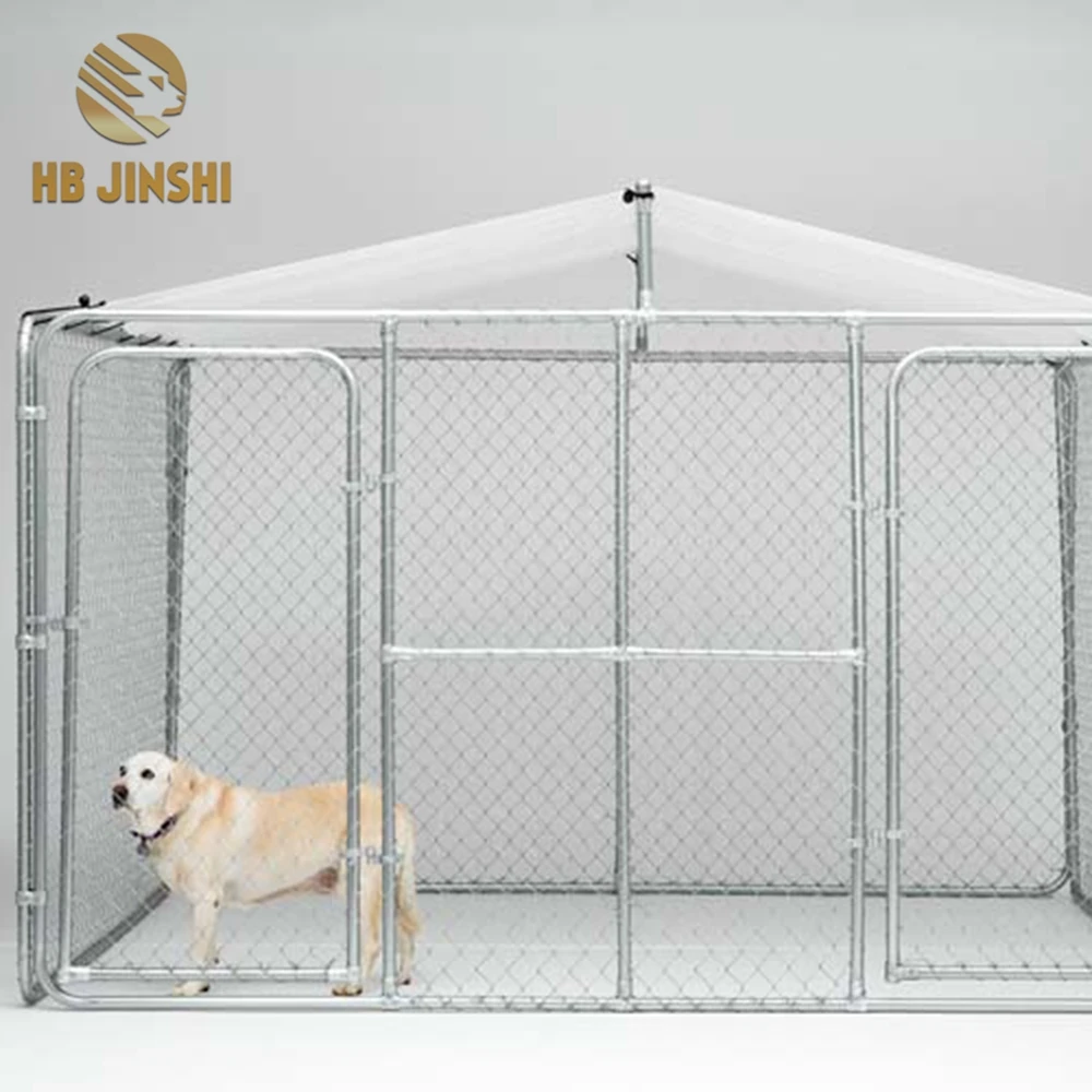 akc chain link outdoor kennel