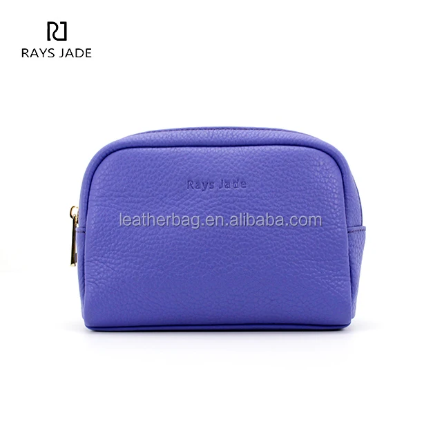 

Customized designer high quality low price trendy branded waterproof purple leather belt bag waist bag for ladies