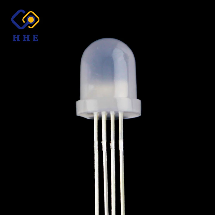 Color Changing 8mm Round Multicolor Rgb Led Diode Common Cathode Buy 8mm Led Light Emitting