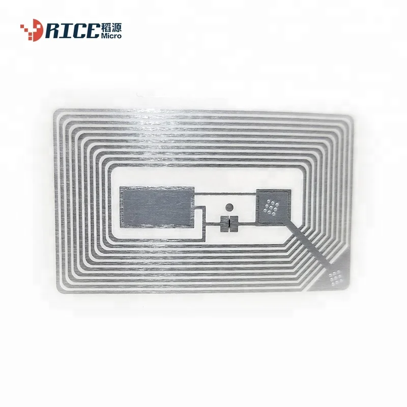 
cheap rfid sticker tag rewritable small NFC/HF antenna sticker Inlay paper tag waterproof 13.56Mhz Packaged on reel 