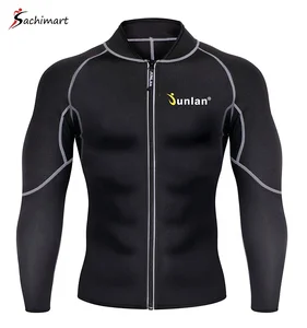 Sachimart Wholesale Workout Sweat Shirt For Fat Burning Gym Fitness Training Men Clothing Weight Loss Tummy Tuck Sauna Suit