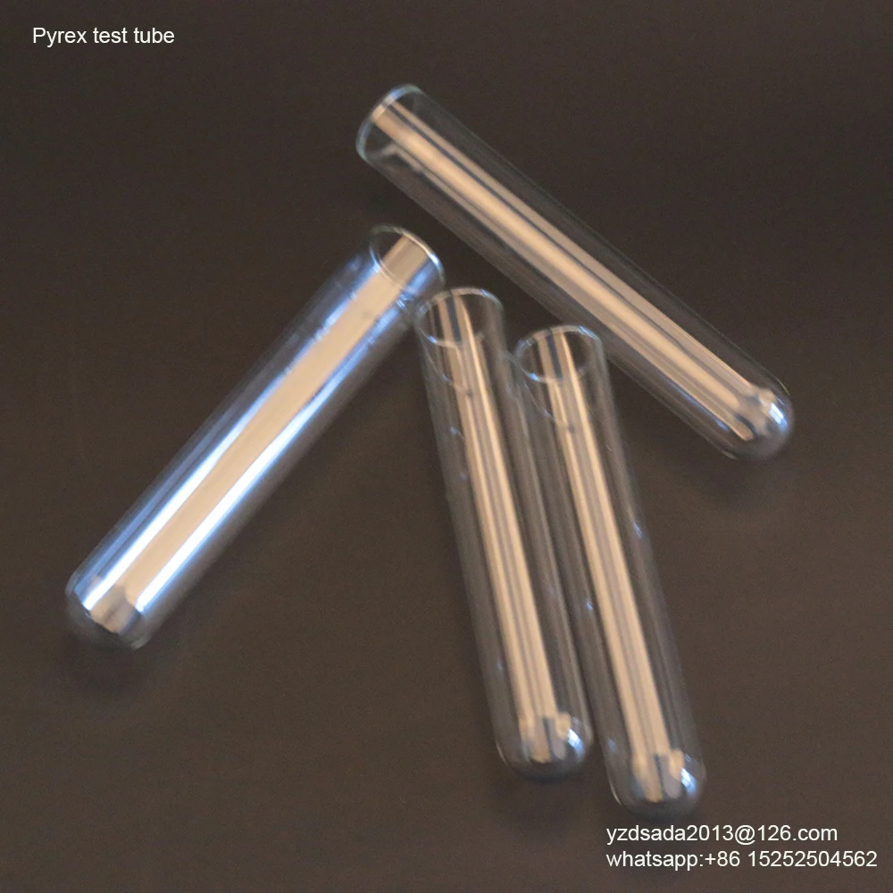 12x75mm Lab Chemistry Glassware Borosilicate Glass Test Tubes Buy