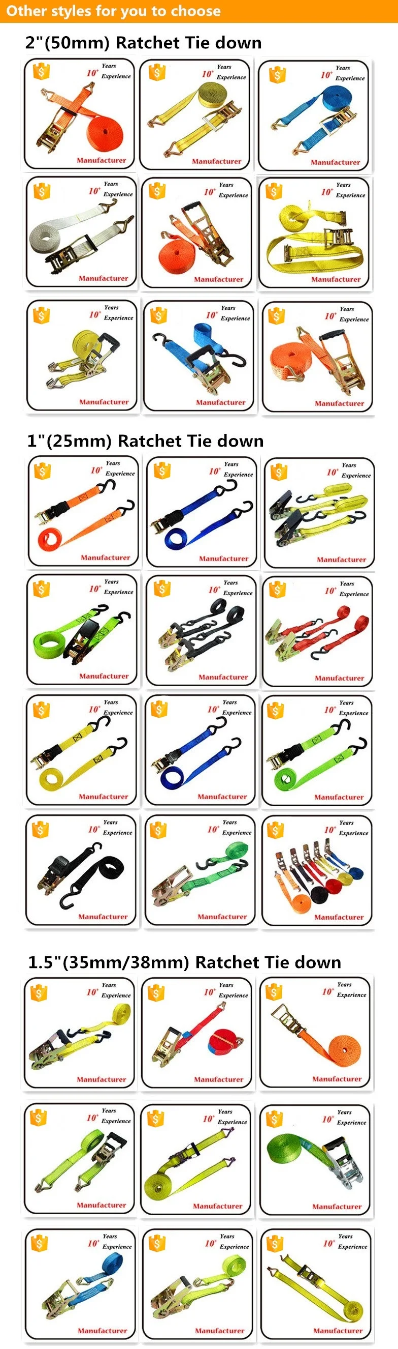 heavy duty tie down strap