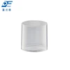 Free samples general purpose bell shape transparent water cap plastic cosmetic cap