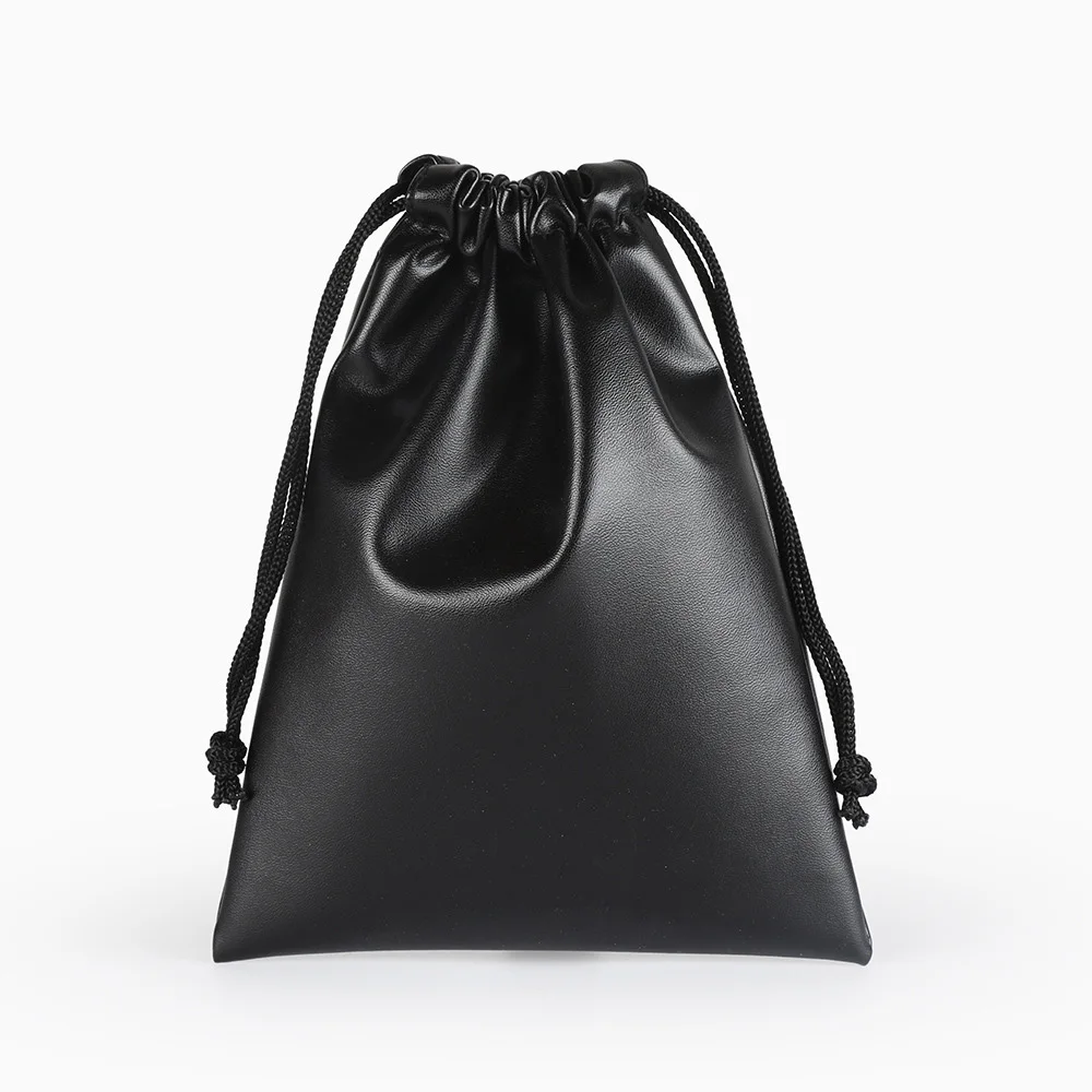 pu leather coin drawstring pouch - buy small leather pouches