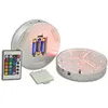 24 keys Remote Controller 16 colors Rechargeable 6 inch Round LED Vase Light Base for Wedding Centerpieces Table Decoration