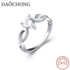 new design cubic zircon setting 925 sterling silver infinity engagement ring