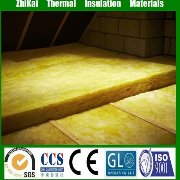Roof And Floor Insulation Material Fiberglass Blanket Insulation