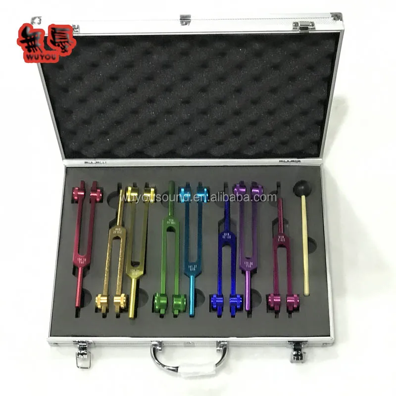 
Chakra Balance and Mind Body Spirit Sound Vabritation therapy tuning fork set 