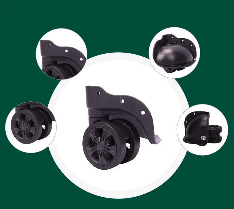 Parts of small trolley wheels