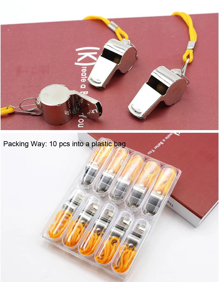 Sports Whistles With Lanyard,Loud Crisp Sound Whistles Bulk Great For