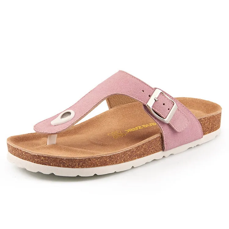 cork sandals flat