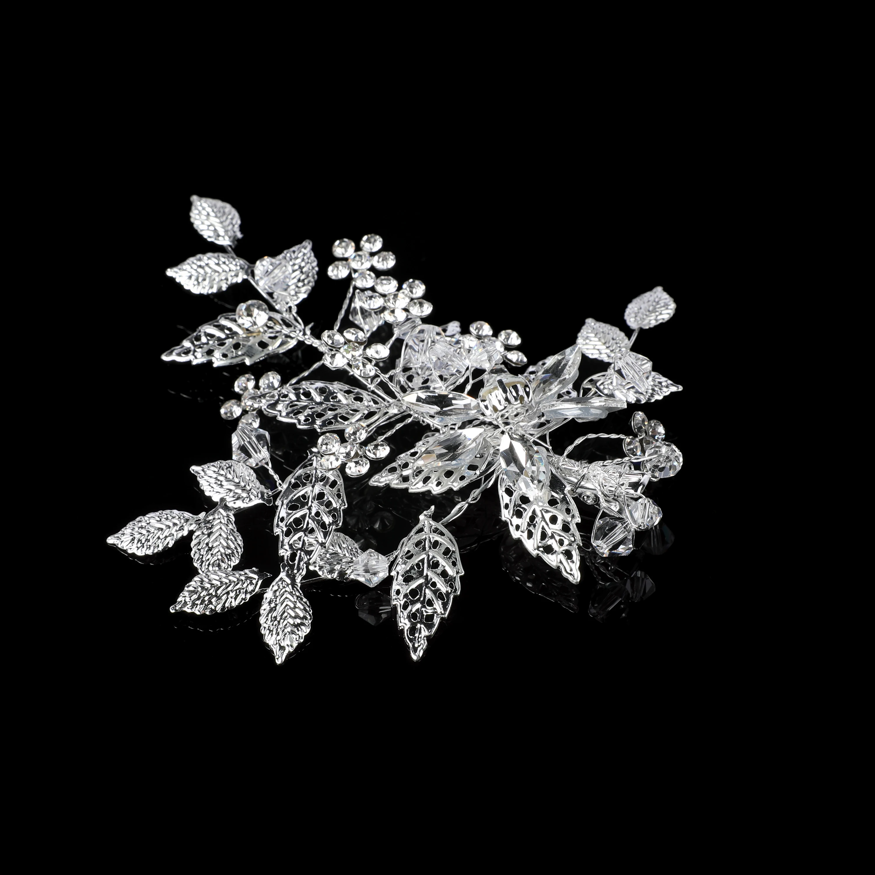 Baroque hairband woman crystal bridal bride fancy women wholesale hair accessories rhinestone handmade tiara wedding