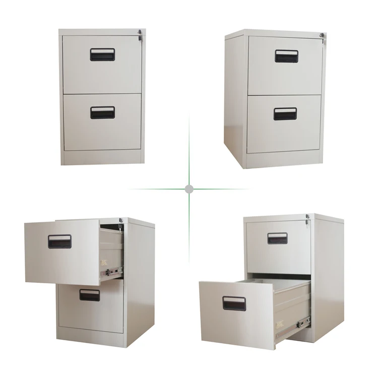Office Stationery 2 Drawer metal File Cabinet with Lock