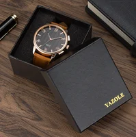 

Yazole H-5 Custom Logo Watch Case Wholesale Single Cardboard Display Gift Packaging Watch Box With Foam Insert