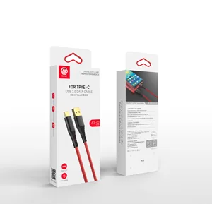 Durable Nylon Braided 1M USB C Fast Charging Cable