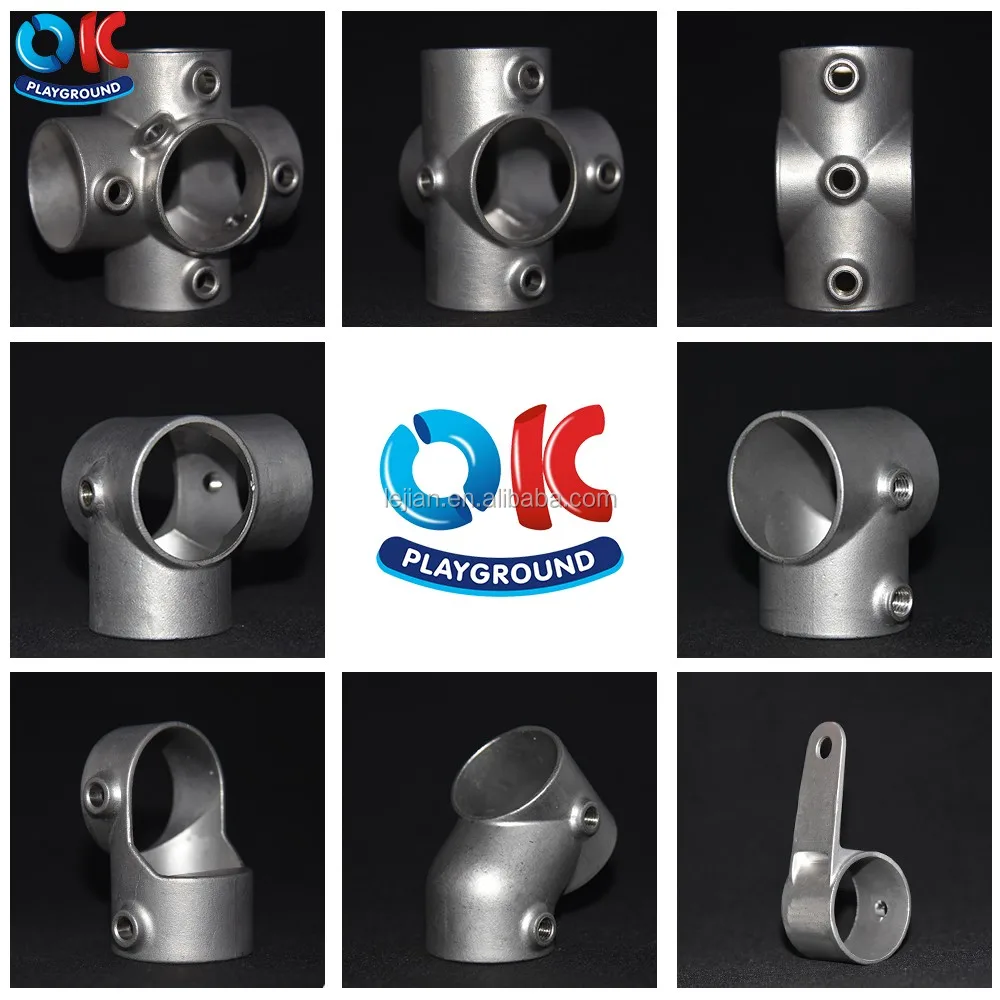 Ok Playground Stainless Steel Fastening Pipe Clamp Fitting For