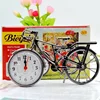 Good Quality European Style Bicycle Shaped Classic Antique Table Clock