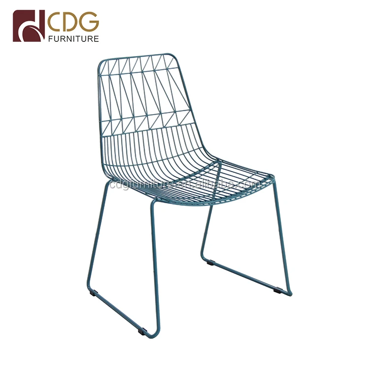 Outdoor Metal Wire Chair Leisure Creative Acapulco Rocking Chair