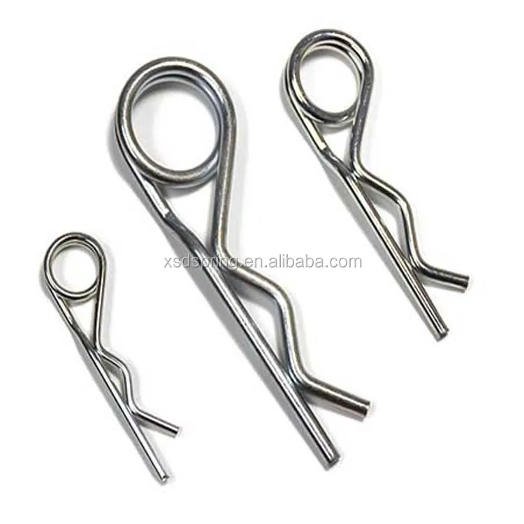 Din11024 Double Loop Spring Galvanized Steel Andstainless Steel R Shaped Cotter Pin Buy Spring 