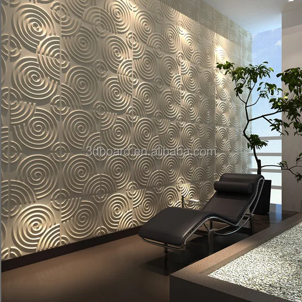 Fibra di bambù pannello decorativo effetto moderna 3d carta da ... Carta da parati 3d moderna