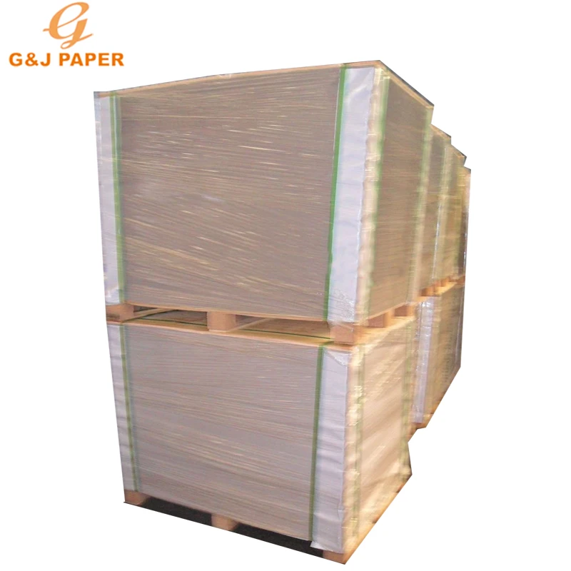 
Factory Price Hot Sale All Size Thick FBB Ivory Paper Board Grey Back Duplex Paper Board 