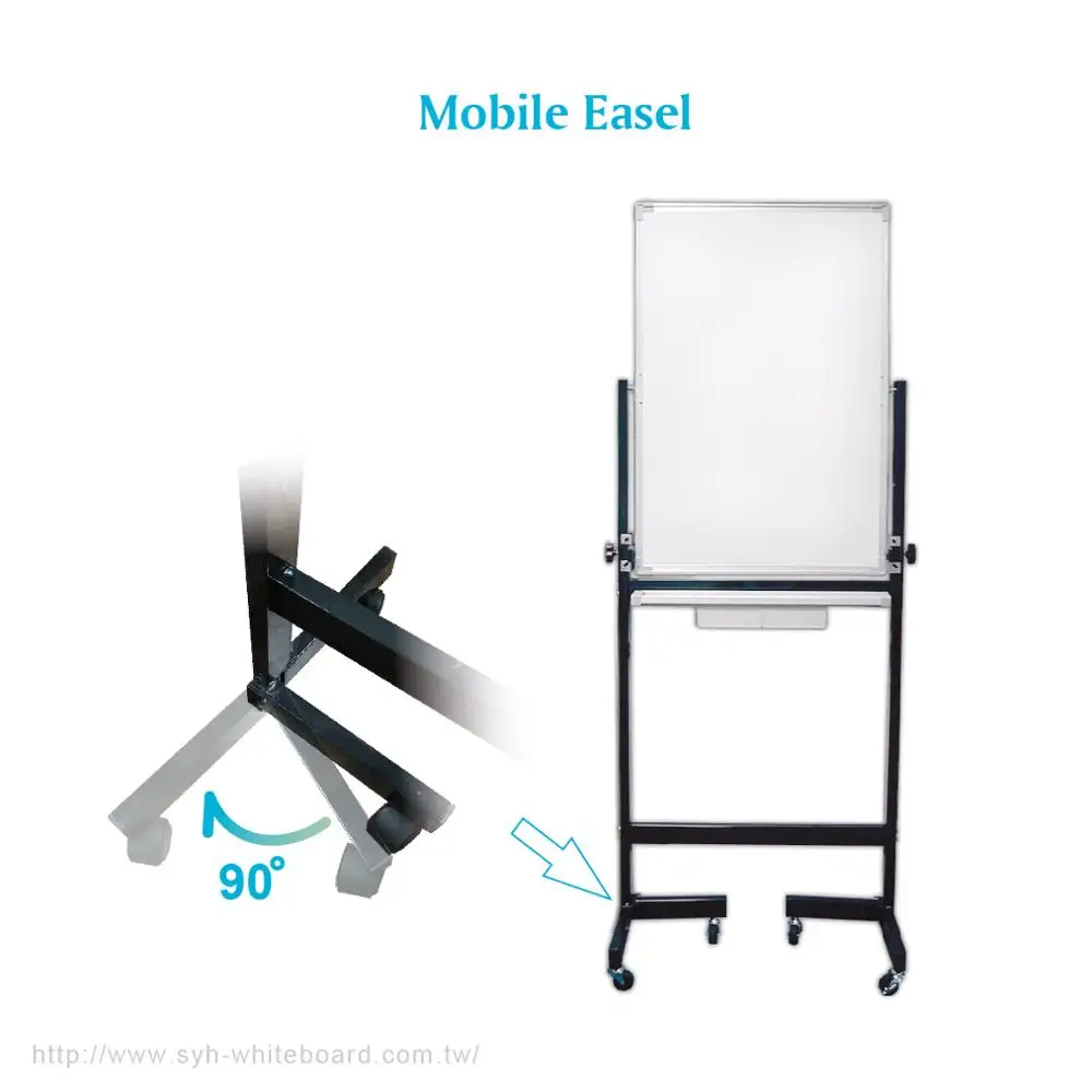 
Reversible Magnetic whiteboard with stand 