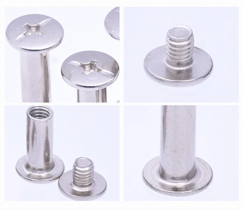 Stainless Steel Brass Aluminum Book Binding Male And Female Chicago