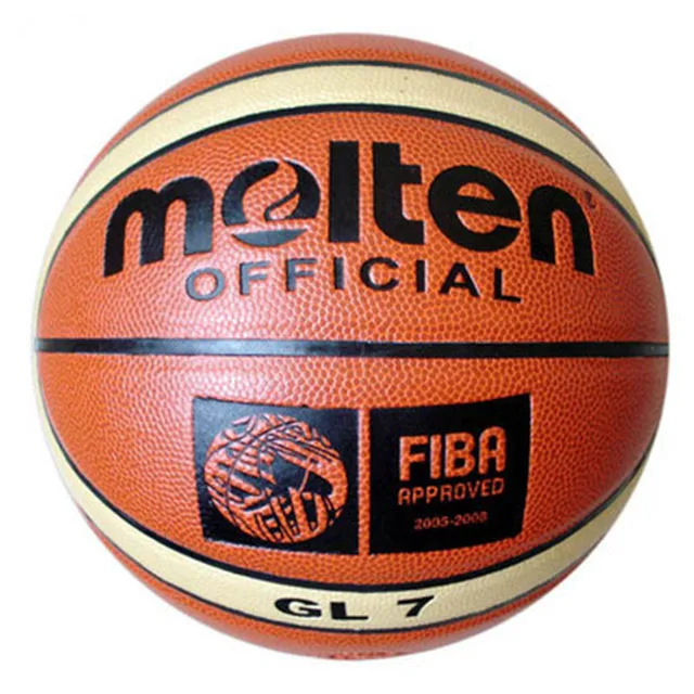 

Hot Sales cheap price custom molten GL7 basketball balls size // pvc material pelotas de basquet, Black orange