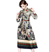 

Factory Wholesale ODM Spring Fashion Casual Gorgeous Elegance Printed Women Evening Dress For Prom
