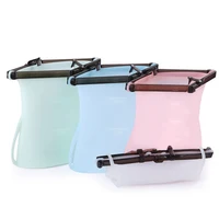 

New Product Ideas Custom Printed Logo Food Grade Reusable Silicone bag Food Storage