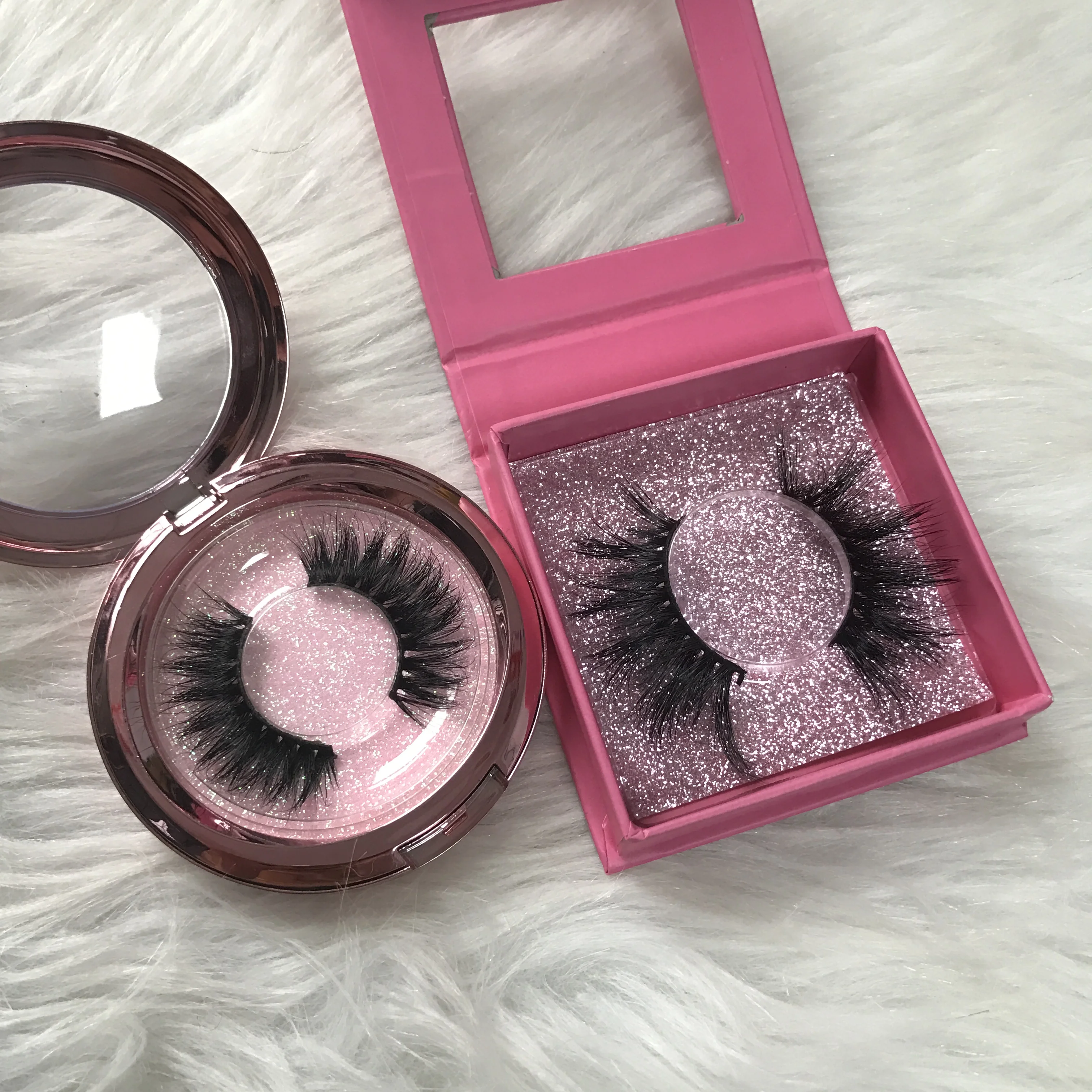 

special case mink lashes 032 and 009 eyelashes sample order 2days shipping