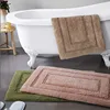 Strong water absorption 32s floor towel plain cotton bath mat
