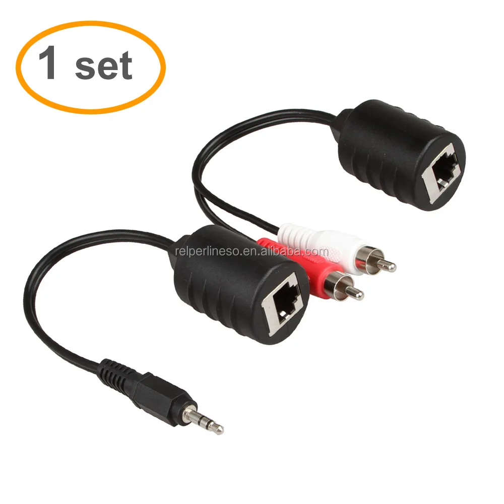 

audio stereo balun extension over cat5/6/7