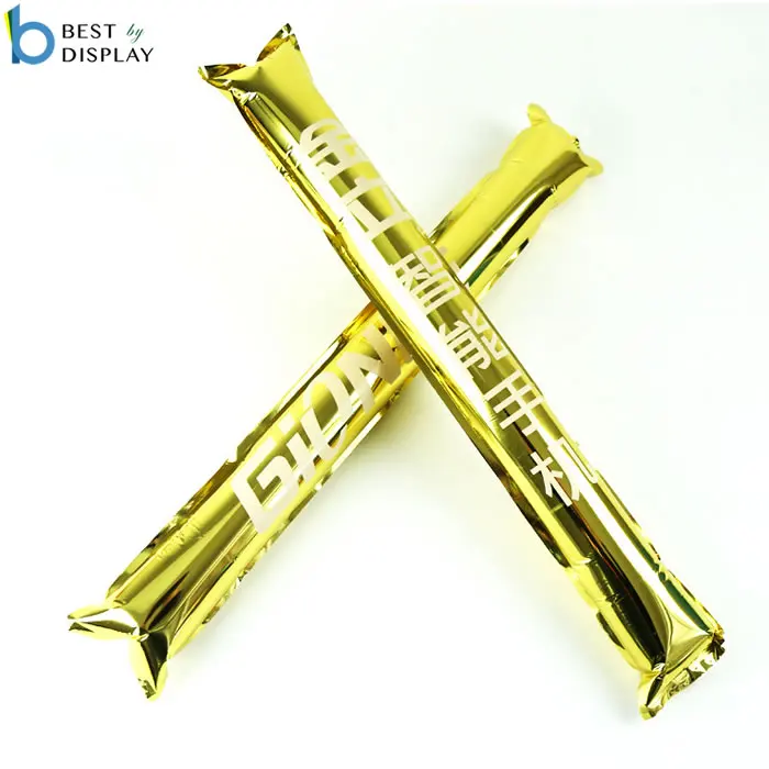 
Customized events inflatable balloon stick clappers noise cheering sticks 