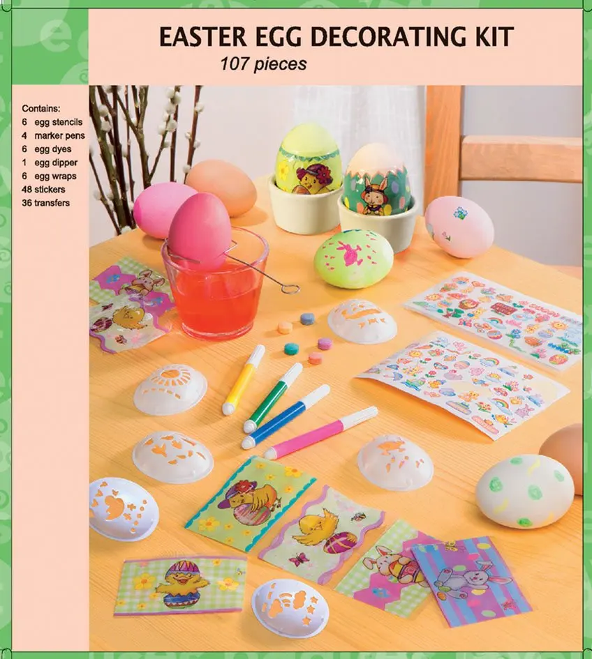 107 Pieces Easter Egg Decorating Kit Buy Easter Decoration