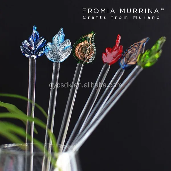 Unique Drink Bar Glass Swizzle Stick/ Fancy Cocktail Sticks Buy Glass Swizzle Sticks,Cocktail