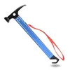 3 Colors Portable Aluminium Alloy Handle Outdoor Camping Hammer Tent Peg Stake Puller