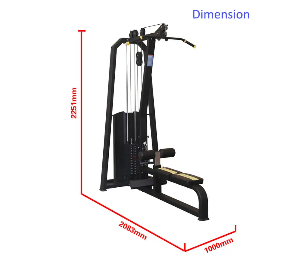gym lat pulldown machine