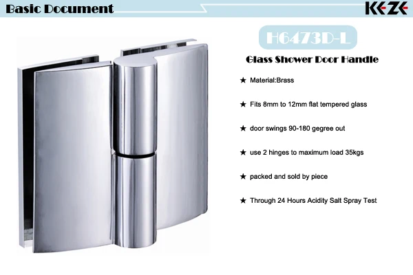 High quality adjustable lifting glass door hinges