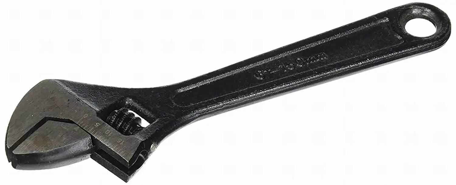 FemiaD Adjustable Wrench Spanner with Measurement Scale, 150mm