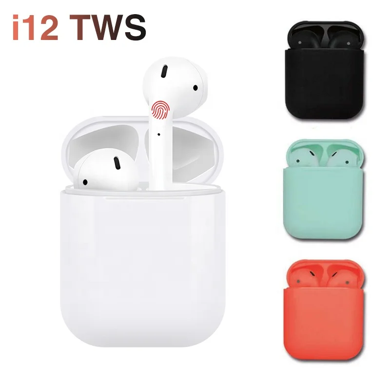 

2019 i10 i12 tws i12s i12x i13 tws i14 bt 5.0 bass earbuds headphones Siri hifi wireless headset tws earphone china factory