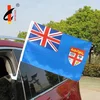 Economic Polyester OEM Country Nation Window Mirror Car Flag
