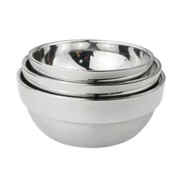 

304 Stainless Steel Hot resistance Insulation Food Containers Chinese rice Soup noddle Bowl