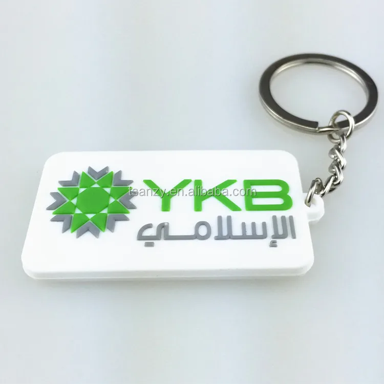 Custom Designed Branded 2D 3D Plastic Keychain Soft PVC Ring Holder ...
