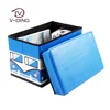 pu leather toy storage box for household